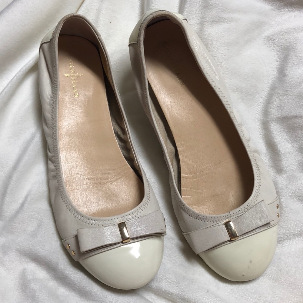Cole Haan Nike Air Off White Ballet Flats
